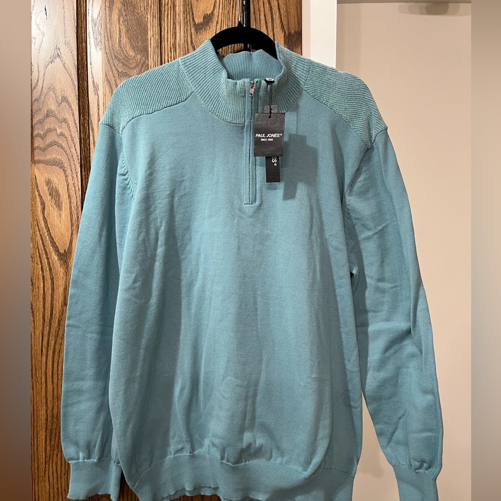 Paul Jones 1/4 Zip Men’s Sweater 2x